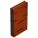 Rustic Interior Wall 01 - Building Part - LEGO Fortnite