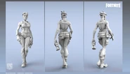 Female Soldier (Sculptures)