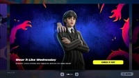 Wednesday Addams (News Tab) - Promo - Fortnite