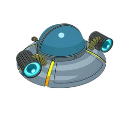 Rick's UFO Cruiser - Glider - Fortnite