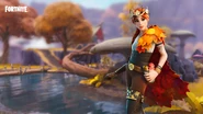 Autumn Foothills - Promo - Fortnite.png (1.32 MB) Promo for the Autumn Foothills zone featuring the Autumn Queen.