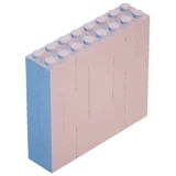 Castle Half Wall 03 - Building Part - LEGO Fortnite