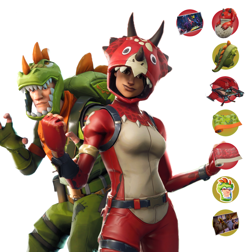 Fortnite dino backpack online