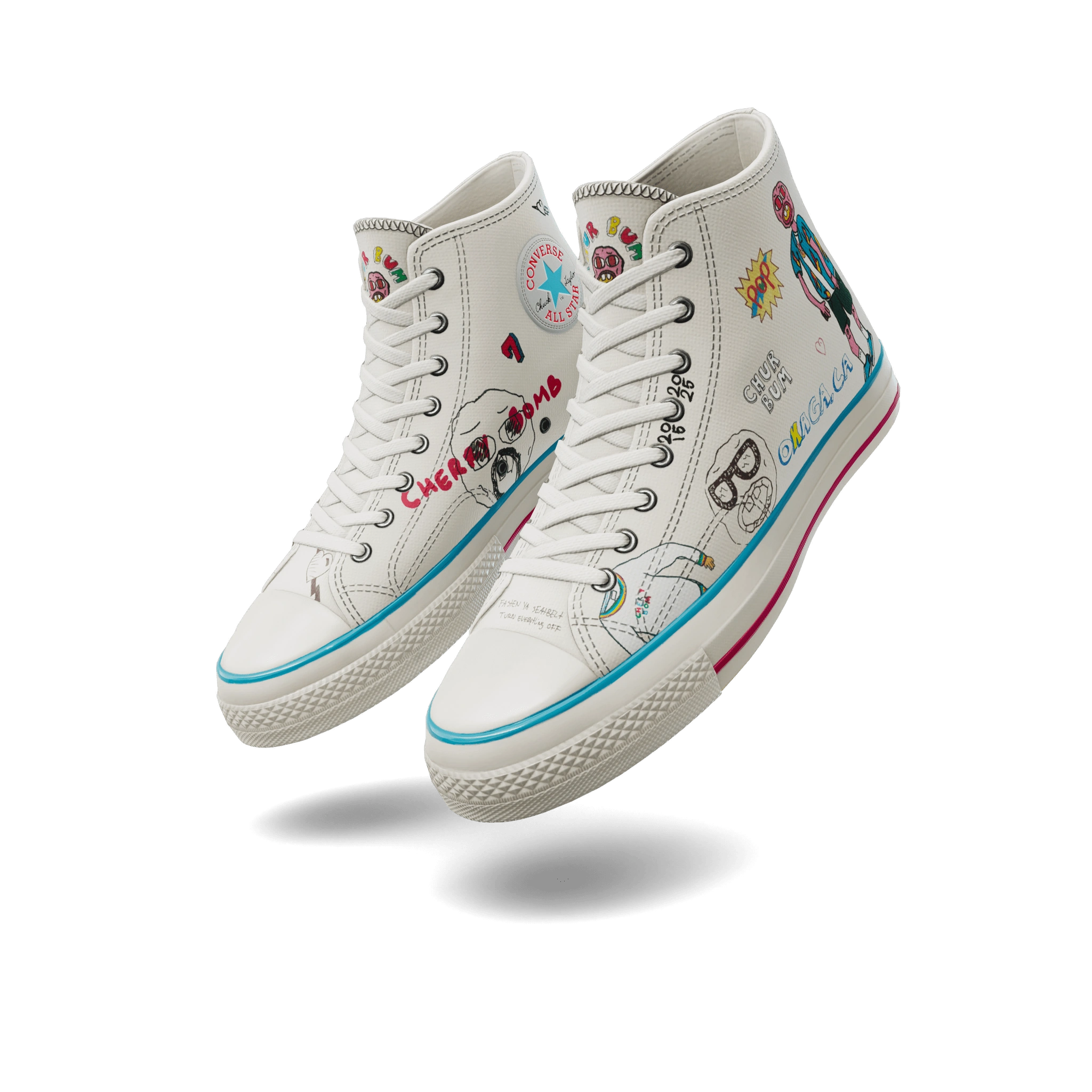 Converse Chuck 70 'Cherry Bomb' by GOLF WANG