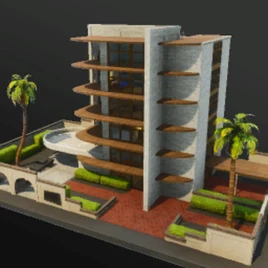 Paradise Palms Hotel - Prefab - Fortnite