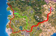 Path in Chapter 7: Season 1 Red - Main Path Green - Alt Path