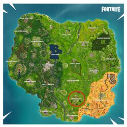 Fortnite Battle Royale Karte Fatal Fields