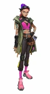 Concept Art for Starr Oakley, from an Epic Games survey