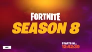 To Be Continued in Season 8 - Countdown - Fortnite.png (1.05 MB) Screen shown after event with To be continued in Season 8