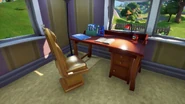 Inside the blue house at Salty Springs