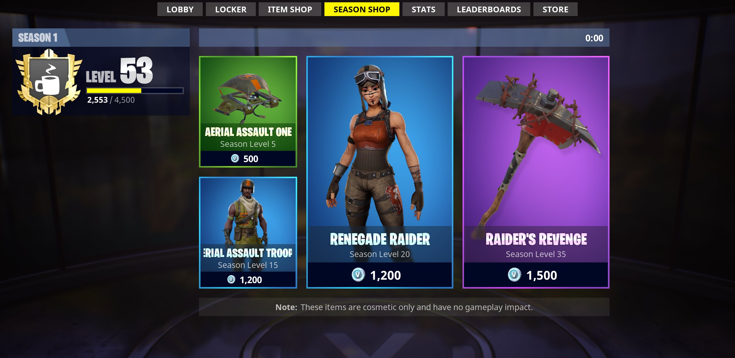 1 item shop