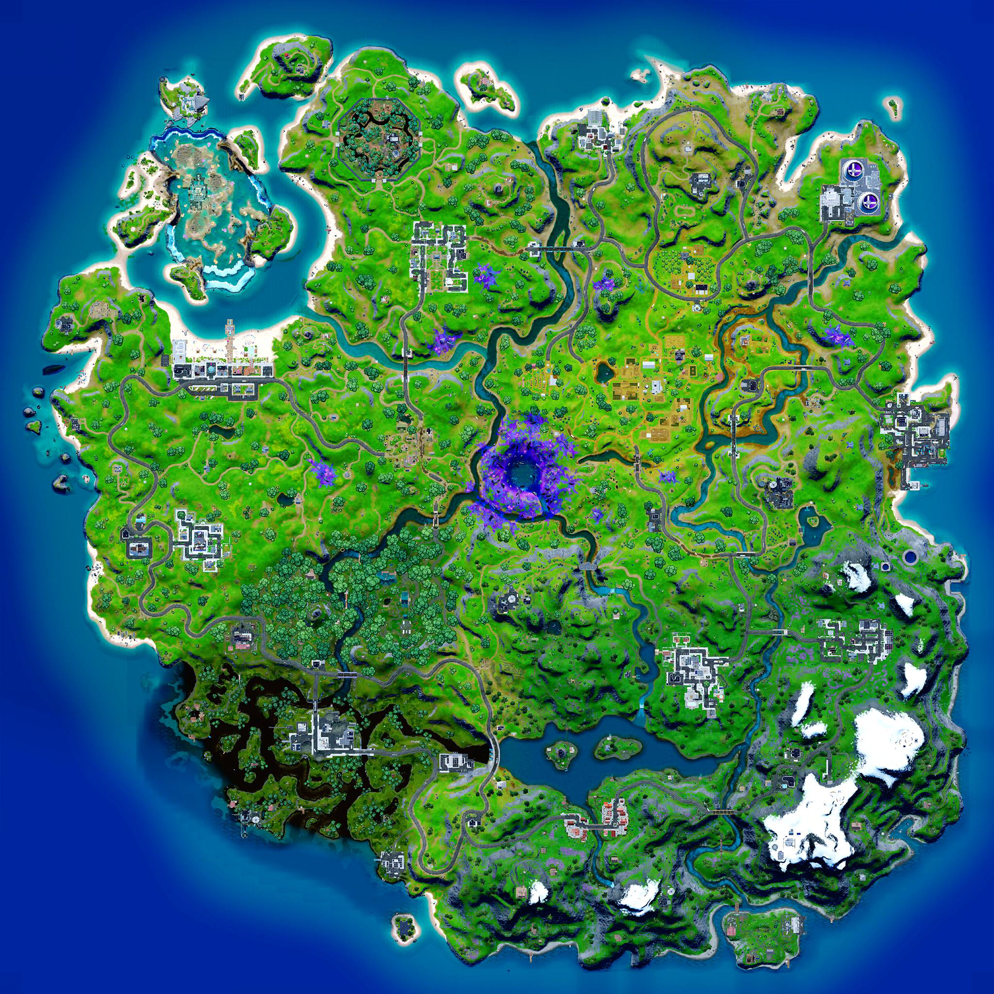 Map:Chapter 2: Season 7 (17.50) | Fortnite Wiki | Fandom