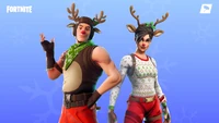 Red-Nosed Ranger and Red-Nosed Raider - Promo - Fortnite