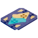 Square Deco Glam Rug - Decoration - LEGO Fortnite