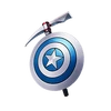 Captain Jones's Shield & Pickaxe - Back Bling - Fortnite