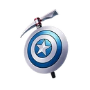 Captain Jones's Shield & Pickaxe - Back Bling - Fortnite