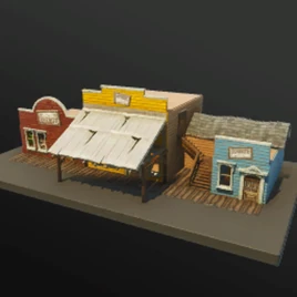 Wild West Street A - Prefab - Fortnite
