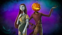 Pumpkin King and Sally (News Tab) - Promo - Fortnite