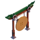 Daigo's Domain Gong - Decoration - LEGO Fortnite