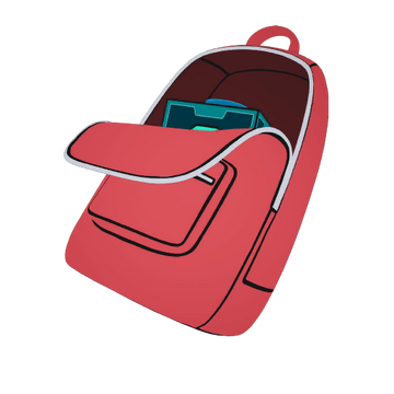Fortnite back bling backpack top