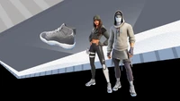 Air Jordan XI Cool Grey Set (News Tab) - Promo - Fortnite