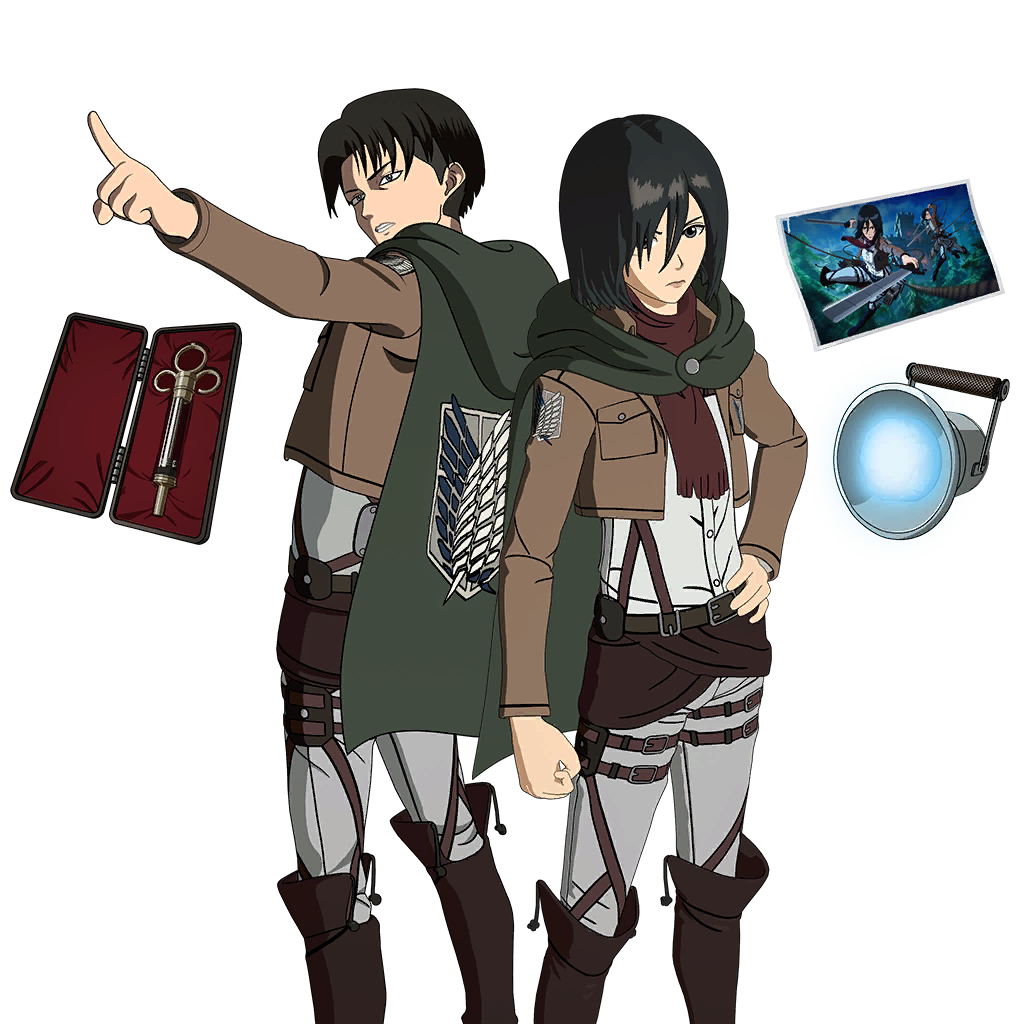 Mikasa & Levi Bundle | Fortnite Wiki | Fandom