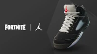 Air Jordan 5 'Black Metallic' - Promo - Fortnite