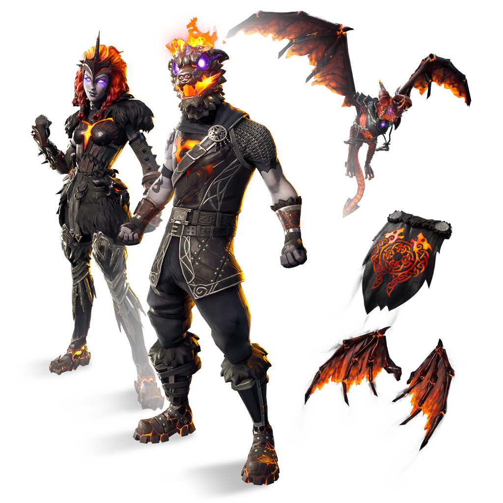 The Lava Legends Pack was a Lava Series Bundle in Battle Royale that could ...