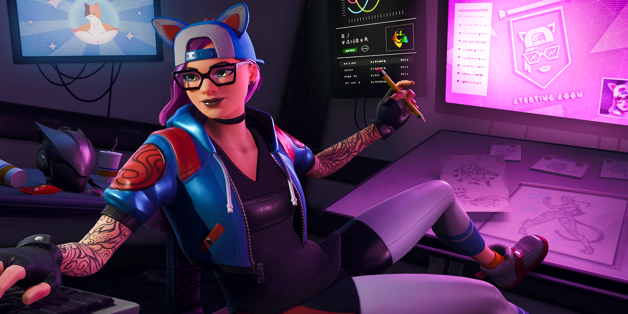 Feline By Design Fortnite Battle Star Feline By Design Loading Screen Fortnite Wiki