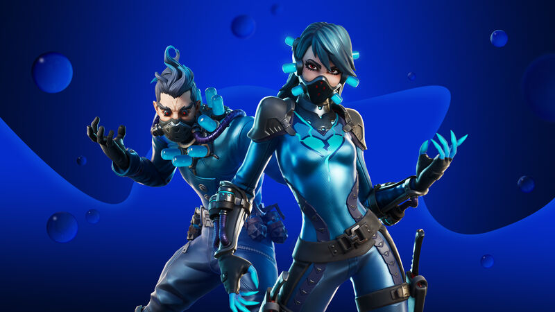 Promotional Image of Blue Crew Set.