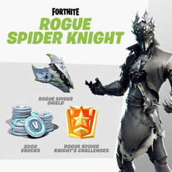 Rogue Suit Fortnite Rogue Spider Knight Outfit Fortnite Wiki