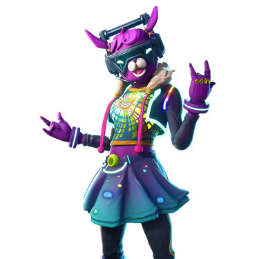 Image of DJ Bop used when she was featured in the Item Shop before Patch 11.30.