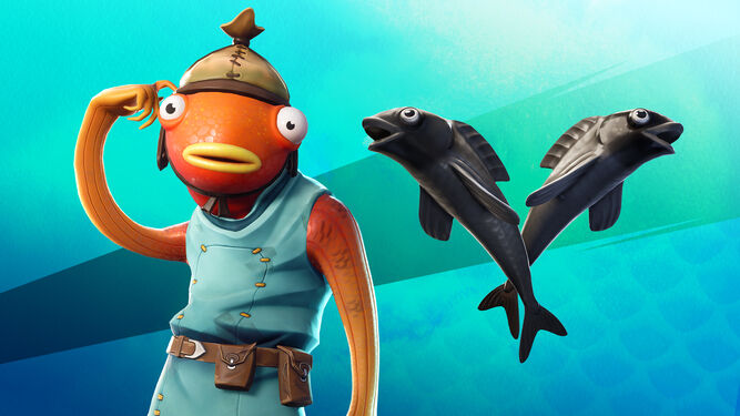 Renegade Raider Fishstick Season 8 Fishstick (outfit) - Fortnite Wiki