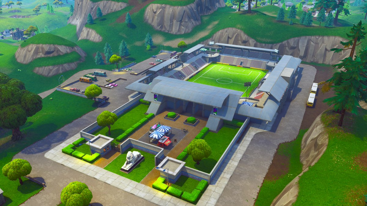 Soccer Place In Fortnite Open Soccer Stadium Poi Fortnite Wiki