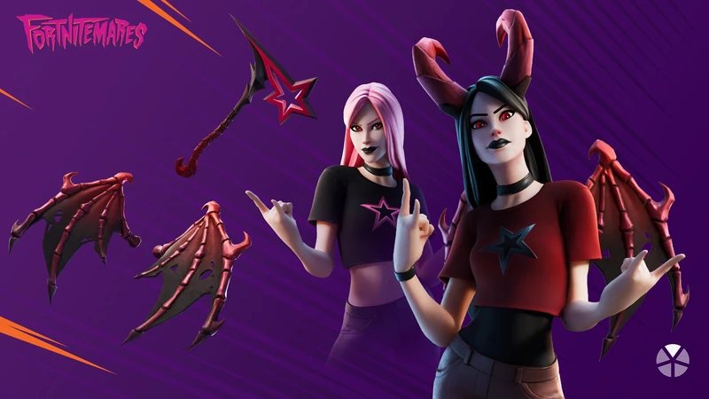 Promotional Image for the Midnight Star Set during Fortnitemares (2019).