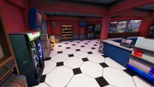 Dusty diner shop