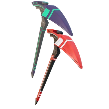 Image of Axe-olotl used when it is featured in the Item Shop.