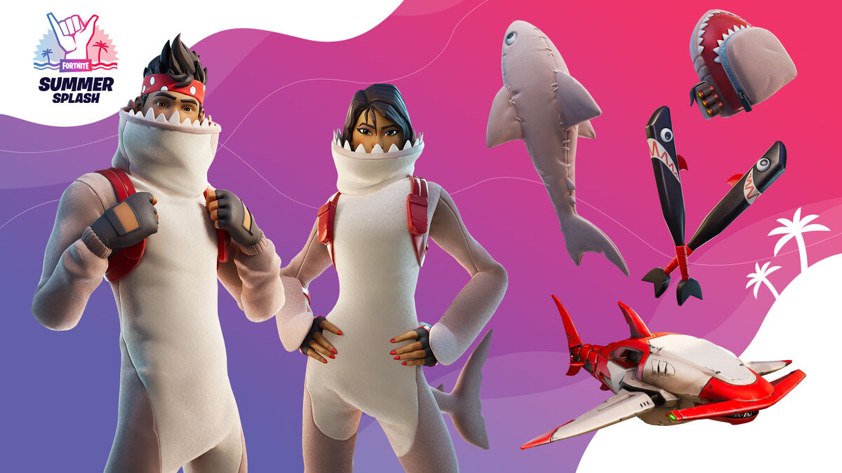 Fortnite backpack shark deals