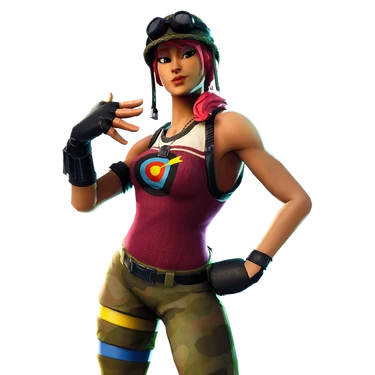 Image of Bullseye used when she was featured in the Item Shop before Patch 11.50.