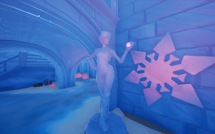 Frozen Nog Ops Statue.