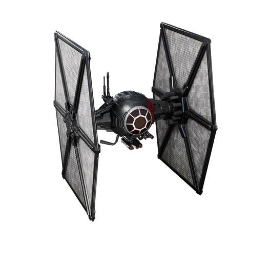 Image of First Order TIE Fighter used when it is featured in the Item Shop.