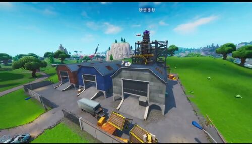 Fortnite Dusty Depot Near The Volcano Dusty Depot Fortnite Wiki