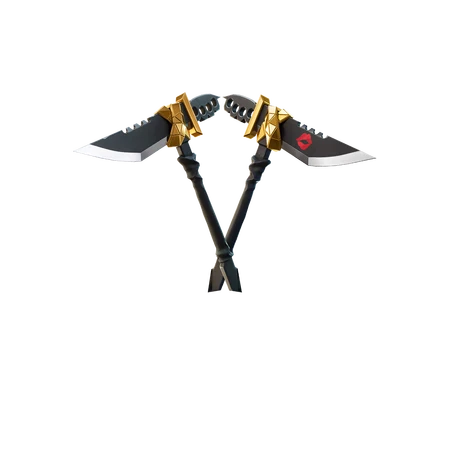 Image of XO Axes used when it is featured in the Item Shop