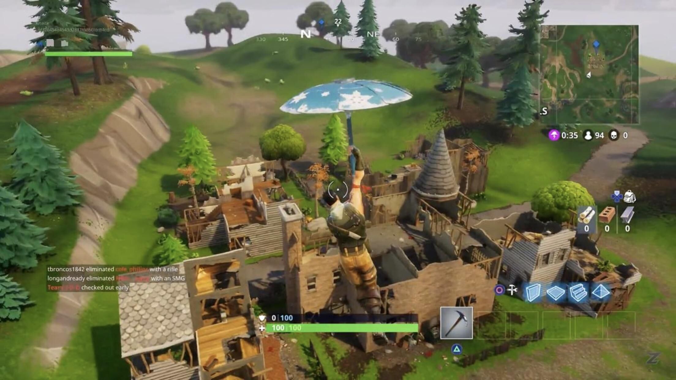 Fortnite Castle Destroyed Starry Suburbs Ruins Poi Fortnite Wiki