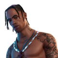 Travis Scott Skin, He could be seen during the event