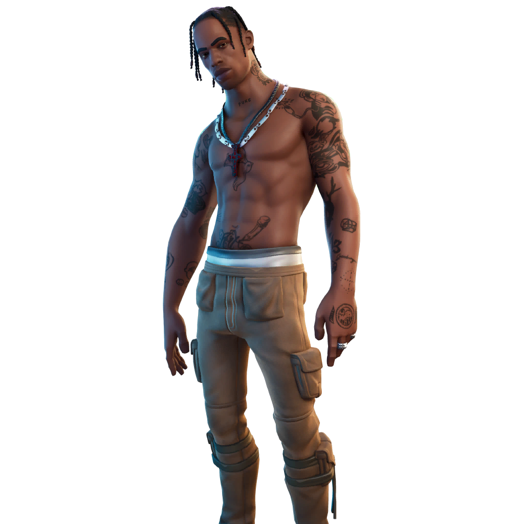 Fortnite | CONTA FORTNITE TRAVIS SCOTT + RAPTOR