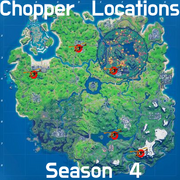 Choppa Locations in Season 4 Chapter 2