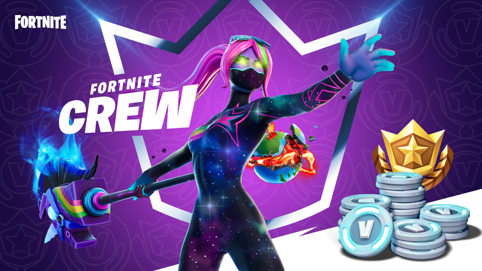 Founder Pack Fortnite Battle Royale Pink 1920x1080 Galaxia Outfit Fortnite Wiki