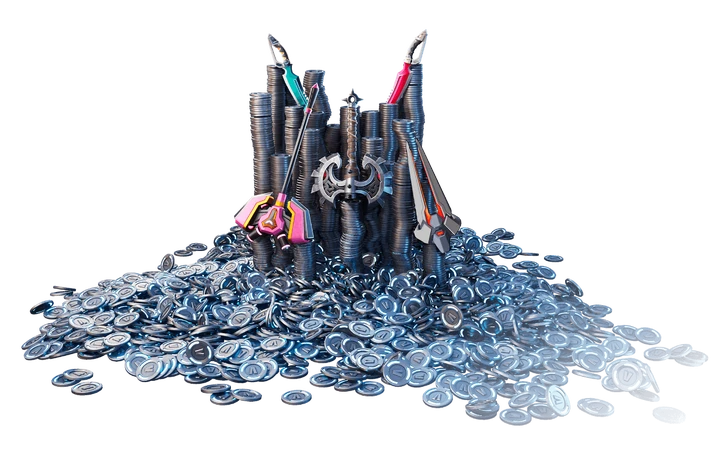 Promotional Image for Ne'Jari Warhammer, V-Bucks, Oath & Sorrow, Beastfang and Null Claws.