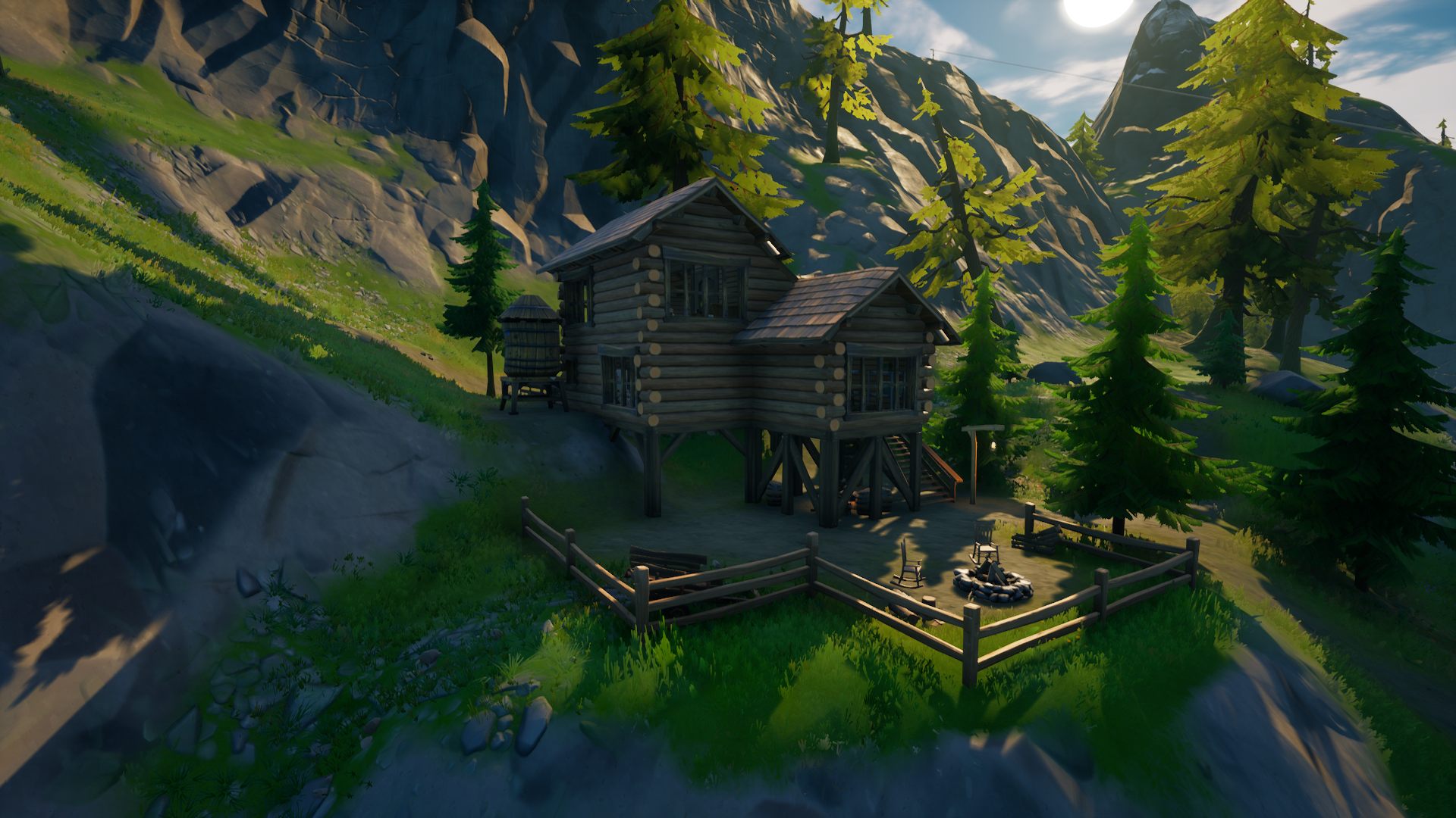 Lumber Lodge Fortnite Location Lumber Lodge Poi Fortnite Wiki